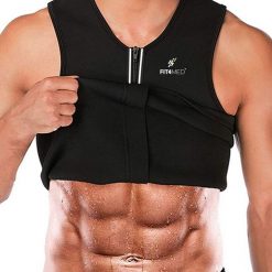 Neoprenowa Koszulka Treningowa Wyszczuplająca PAS Fitness do ćwiczeń sportowa. Koszulki sportowe męskie NoName, m, bez wzorów, z neoprenu, bez ramiączek, na fitness i siłownię. Za 139.50 zł.