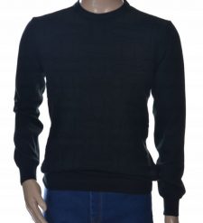 Sweter męski z bawełny elegancki bawełniany czarny 100% bawełna 2XL XXL. Czarne swetry męskie Selantino, m, bez wzorów, z bawełny, eleganckie, bez kołnierzyka, bez ramiączek. Za 99.00 zł.