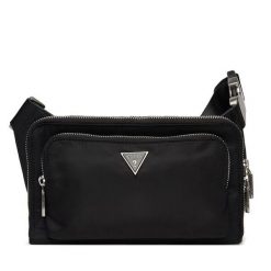 Saszetka nerka Guess. Czarne saszetki i nerki męskie Guess, z aplikacjami. Za 219.99 zł.