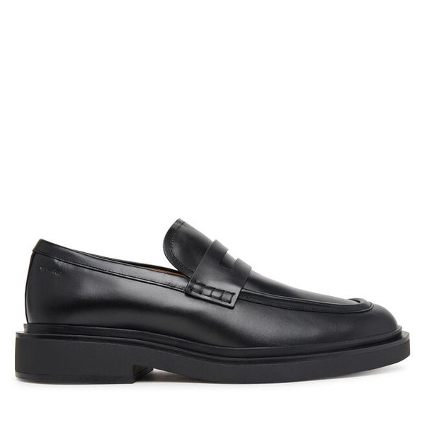 Półbuty Calvin Klein. Czarne półbuty męskie Calvin Klein, bez wzorów, bez obcasa, bez zapięcia. Za 649.99 zł.