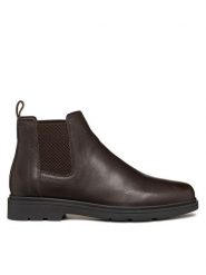 Geox Sztyblety U Spherica Ec1 U36D1C 00046 C6010 Brązowy. Brązowe botki męskie Geox, bez wzorów, ze skóry, bez obcasa, bez zapięcia. Za 399.99 zł.