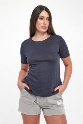 T-shirt damski lniany Lane ECOALF. T-shirty damskie Ecoalf, xl, bez wzorów, ze lnu, bez kołnierzyka, bez ramiączek. Za 259.00 zł.