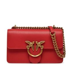 Torebka PINKO. Czerwone torebki wizytowe damskie Pinko, bez wzorów, bez dodatków. Za 1,239.00 zł.