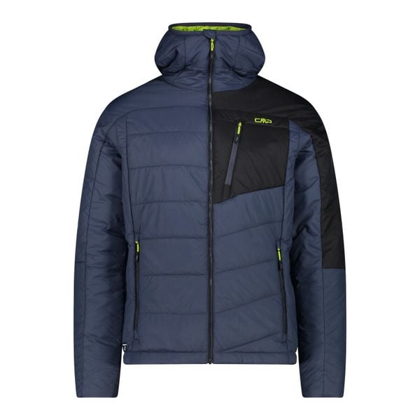 Kurtka z kapturem CMP. Niebieskie kurtki męskie CMP, m, bez wzorów, z materiału, z kapturem, narciarskie, primaloft. Za 428.00 zł.