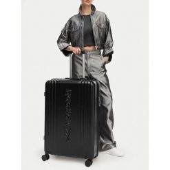 Walizka duża Reebok. Czarne walizki damskie Reebok, bez wzorów, duże. Za 299.99 zł.