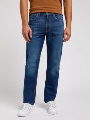 MESKIE SPODNIE LEE BROOKLYN STRAIGHT EAST NEW YORK 112349327. Jeansy męskie Lee, z jeansu. Za 219.99 zł.
