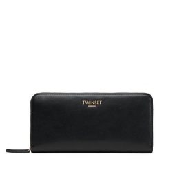 Portfel TWINSET. Czarne portfele damskie Twinset. Za 449.99 zł.