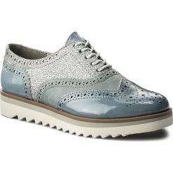 Oxfordy MARCO TOZZI - 2-23705-30 Denim Pat.Com. 881. Niebieskie półbuty damskie Marco Tozzi, bez wzorów, z denimu, bez obcasa, bez zapięcia. W wyprzedaży za 159.00 zł.