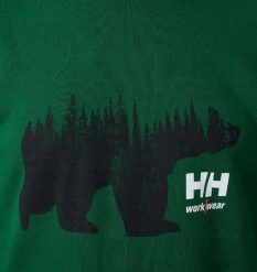 Jumper HELLY HANSEN Graphic Sweatshirt, green XL. Zielone bluzy męskie Helly Hansen, m, bez wzorów, bez ramiączek, bez kaptura. Za 202.35 zł.
