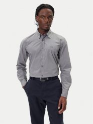 BOSS Koszula Relegant 50518304 Szary Regular Fit. Szare koszule męskie Boss, l, bez wzorów, z bawełny, bez kołnierzyka, bez ramiączek. Za 269.99 zł.