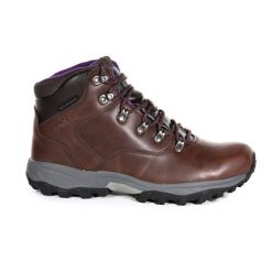 Damskie Buty Trekkingowe Bainsford. Brązowe obuwie trekkingowe damskie Regatta, bez zapięcia. Za 413.99 zł.