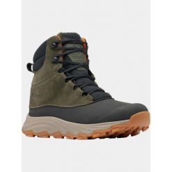 Moonboots Męskie Columbia Expeditionist Shield. Szare buty zimowe męskie Columbia, na zimę, bez wzorów, bez obcasa, bez zapięcia. Za 449.99 zł.