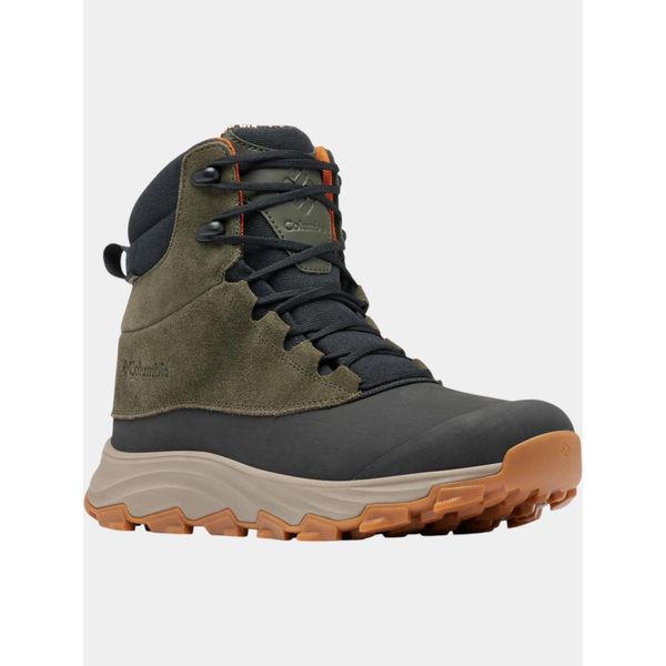 Moonboots Męskie Columbia Expeditionist Shield. Szare buty zimowe męskie Columbia, na zimę, bez wzorów, bez obcasa, bez zapięcia. Za 449.99 zł.