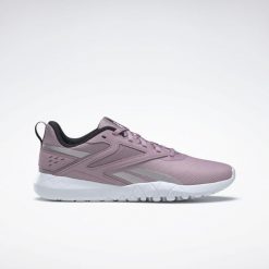 Buty treningowe damskie Reebok Flexagon Energy Tr 4. Białe obuwie sportowe damskie Reebok, bez wzorów, bez zapięcia, na fitness i siłownię. Za 142.00 zł.