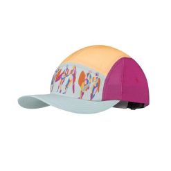 Czapka z daszkiem BUFF 5 Panel Go. Czerwone czapki damskie Buff, na lato, bez wzorów, z elastanu. Za 159.99 zł.