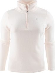 4f Bluza polarowa damska 4F F031 kremowa 4FAW23UFLEF031 12S XL. Białe bluzy damskie 4F, s, bez wzorów, z polaru, bez ramiączek, bez kaptura. Za 112.21 zł.