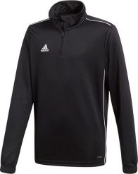 Adidas Bluza piłkarska Core 18 TR Top Y czarna r. 128 cm (CE9028). Czarne bluzy męskie Adidas, m, bez wzorów, bez ramiączek, bez kaptura. Za 104.48 zł.