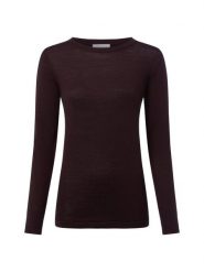 Brookshire Sweter z dzianiny merino Kobiety Wełna brązowy, L. Brązowe swetry nierozpinane damskie brookshire, l, bez wzorów, z dzianiny, klasyczne, bez kołnierzyka, bez ramiączek. Za 249.95 zł.