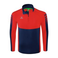 Bluza treningowa Erima Six Wings. Czerwone bluzy męskie Erima, m, bez wzorów, bez ramiączek, bez kaptura. Za 208.50 zł.