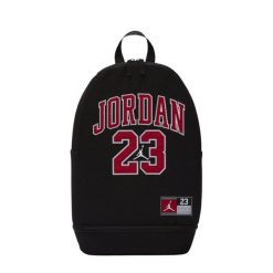 Plecak szkolny sportowy Nike AIR JORDAN. Czarne plecaki męskie Nike, bez wzorów, z jersey, sportowe. Za 209.00 zł.