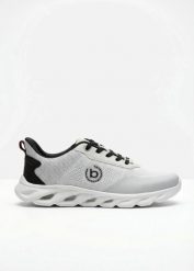 Sneakersy Bugatti na lekkiej podeszwie. Białe buty sportowe męskie bonprix, bez wzorów, bez zapięcia. Za 169.99 zł.