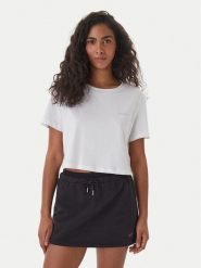 Guess T-Shirt V6GI17 K2984 Biały Regular Fit. Białe t-shirty damskie Guess, m, z aplikacjami, z bawełny, bez kołnierzyka, bez ramiączek. Za 134.99 zł.