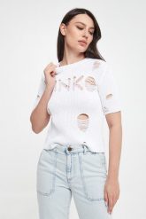 Sweter damski Ogliastro PINKO. Swetry nierozpinane damskie Pinko, s, bez wzorów, bez kołnierzyka, bez ramiączek. W wyprzedaży za 762.30 zł.