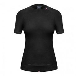 Podkoszulka z wełny merino kolarska damska SIROKO SRX Premium Skin. Czarne bielizna sportowa damska SIROKO, l, bez wzorów, ze skóry. Za 296.00 zł.