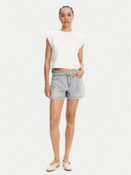 TWINSET Szorty jeansowe 251TT2262 Niebieski Slim Fit. Niebieskie szorty damskie Twinset, bez wzorów, z bawełny. Za 659.99 zł.