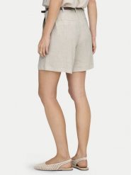 ONLY Szorty materiałowe Siesta 15367413 Beżowy Regular Fit. Brązowe szorty damskie ONLY, bez wzorów, z materiału. Za 149.99 zł.