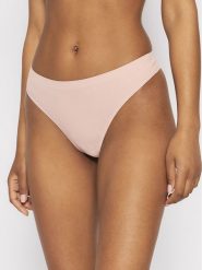 Selmark Stringi One 10601 Beżowy. Brązowe majtki damskie Selmark, z syntetyku. Za 29.99 zł.