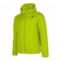 Męska Kurtka Ocieplana H4Z22 PrimaLoft. Zielone kurtki męskie 4F, m, bez wzorów, z puchu, sportowe, bez kaptura. Za 319.99 zł.