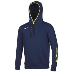 Bluza Mizuno Team. Niebieskie bluzy męskie Mizuno, m, bez wzorów, sportowe, bez ramiączek, bez kaptura. Za 207.50 zł.