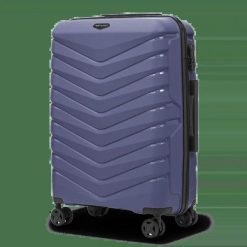 Walizka średnia Wings PHOENIX 2.0 polipropylen 24" BLUE. Niebieskie walizki damskie Wings, bez wzorów, z materiału, średnie. Za 169.90 zł.