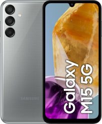 Smartfon Samsung Galaxy M15 5G 4/128GB Szary (SM-M156BZAUEUE). Szare smartfony SAMSUNG. Za 735.90 zł.
