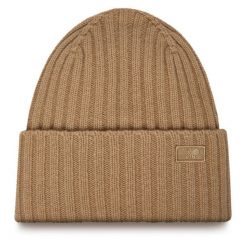 Czapka Weekend Max Mara. Brązowe czapki damskie Weekend Max Mara, na zimę, bez wzorów. Za 389.99 zł.