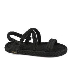 Sandały damskie Bahamas. Brązowe sandały damskie Aulp, bez wzorów, z kauczuku, z otwartym noskiem, bez obcasa, bez zapięcia. Za 159.99 zł.