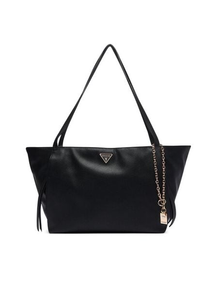 Guess Torebka Devon HWBG97 45230 Czarny. Czarne shopperki damskie Guess, z aplikacjami, ze skóry, bez dodatków. Za 510.99 zł.