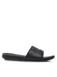 Quiksilver Klapki AQYL100956 Czarny. Czarne klapki męskie Quiksilver, bez wzorów, ze skóry, bez zapięcia. Za 99.99 zł.
