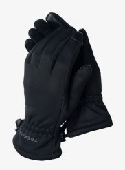 Rękawiczki wiatroszczelne Trekmates Rigg Gloves. Czarne rękawiczki męskie TREKMATES, bez wzorów, z gore-texu. Za 152.79 zł.