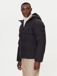 Tommy Hilfiger Kurtka puchowa MW0MW40616 Czarny Regular Fit. Czarne kurtki męskie Tommy Hilfiger, l, bez wzorów, z puchu, bez kaptura. Za 1,199.00 zł.