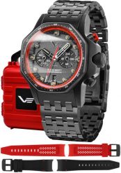 Zegarek męski Vostok Europe VK64-640C699B czarny. Czarne zegarki męskie Vostok Europe, bez wzorów. Za 8,260.43 zł.