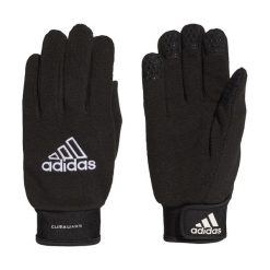 Rękawice adidas Fieldplayer. Białe rękawiczki damskie Adidas, bez wzorów, z bawełny. Za 69.00 zł.