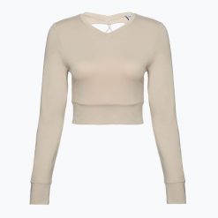 Top treningowy damski Gymshark Pause Strappy Back Crop Top. Szare topy damskie GYMSHARK, m, bez wzorów, sportowe, bez kołnierzyka, bez ramiączek. Za 94.99 zł.