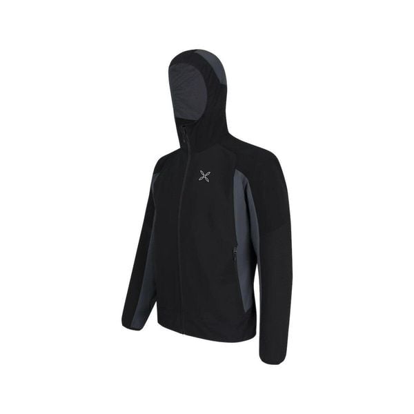 Kurtka trekkingowa męska Montura Premium Wind Hoody l. Czarne kurtki męskie MONTURA, l, bez wzorów, sportowe, bez kaptura. Za 999.99 zł.