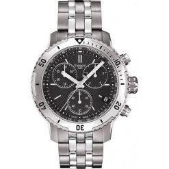 RABAT ZEGAREK TISSOT T-Sport T067.417.11.051.01. Czarne zegarki męskie TISSOT, bez wzorów, ze stali. W wyprzedaży za 1,804.00 zł.