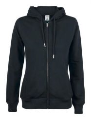 Clique Premium OC Hoody Full Zip Women — bluza rozpinana z bawełny organicznej. Czarne bluzy damskie CLIQUE, s, bez wzorów, z bawełny, bez ramiączek, bez kaptura. Za 293.99 zł.