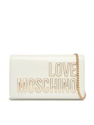 LOVE MOSCHINO Torebka JC4251PP0OKE110A Biały. Białe torebki do ręki damskie Love Moschino, bez wzorów, ze skóry, bez dodatków. Za 719.99 zł.