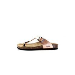 Klapki damskie CMP ECO MYMOSA. Brązowe klapki damskie CMP, bez wzorów, sportowe, bez obcasa, bez zapięcia. Za 129.99 zł.
