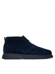Tommy Hilfiger Trzewiki Comfort Suede Chukka FM0FM06074 Granatowy. Niebieskie botki męskie Tommy Hilfiger, bez wzorów, ze skóry, bez obcasa, bez zapięcia. Za 649.99 zł.